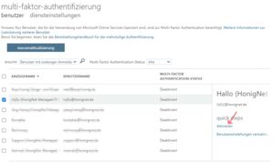 M365 Multi Faktor-Authentifizierung aktivieren