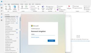 Outlook Multi Faktor-Authentifizierung anmelden